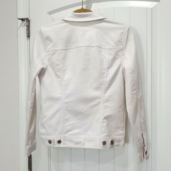 Old Navy White Women's Denim Jacket🛍🧥, Size Small - Picture 7 of 7